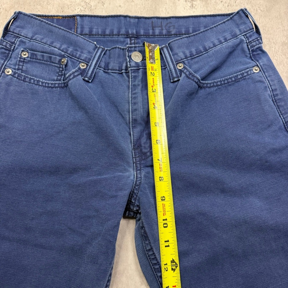 Levis 514 White Tab Blue Slim Straight Leg Pants Mens 30x30 Slacks Denim USA - Picture 6 of 13